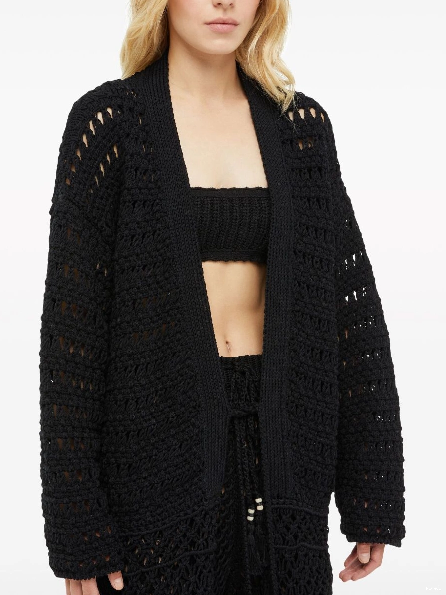 Affordable Love To Alanui Women fringed cardigan India Letter 0824